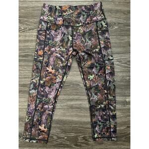 Constantly Varied Gear Forest Camo Leggings Cropped Small